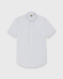Short-Sleeved Button-Down Popover Sport Shirt