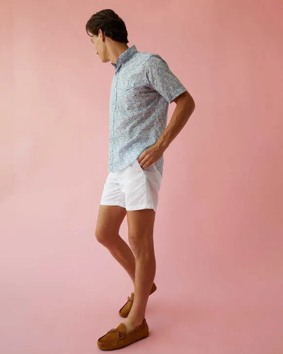 Short-Sleeved Button-Down Sport Shirt