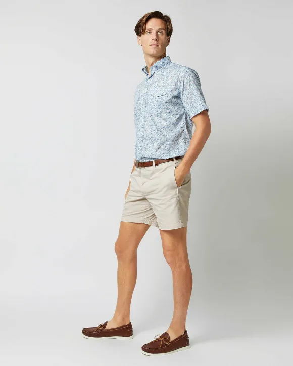 Short-Sleeved Button-Down Sport Shirt