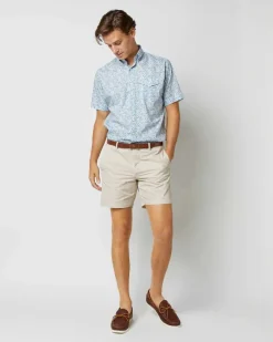 Short-Sleeved Button-Down Sport Shirt