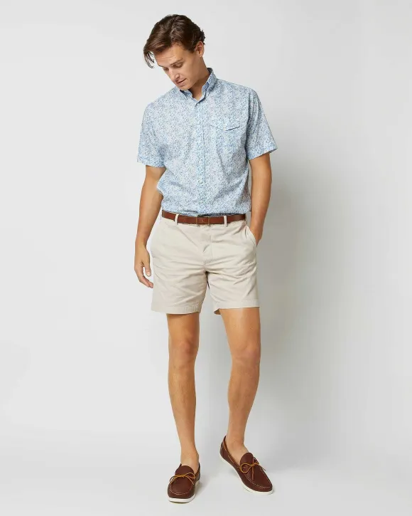 Short-Sleeved Button-Down Sport Shirt
