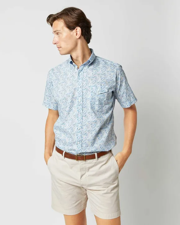 Short-Sleeved Button-Down Sport Shirt