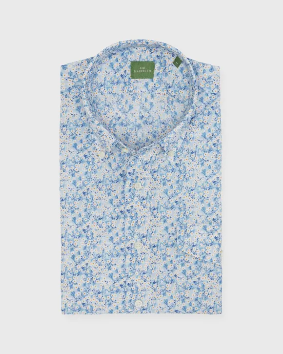 Short-Sleeved Button-Down Sport Shirt