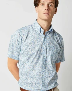 Short-Sleeved Button-Down Sport Shirt