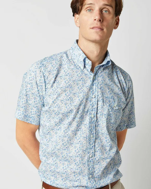 Short-Sleeved Button-Down Sport Shirt