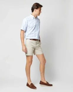 Short-Sleeved Button-Down Sport Shirt
