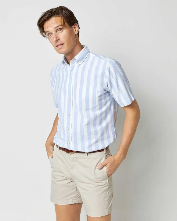 Short-Sleeved Button-Down Sport Shirt
