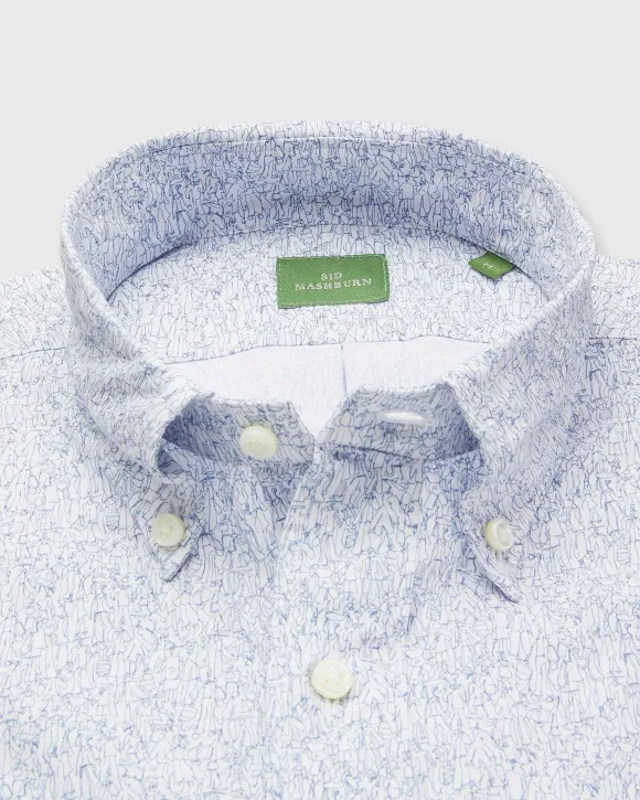 Short-Sleeved Button-Down Sport Shirt