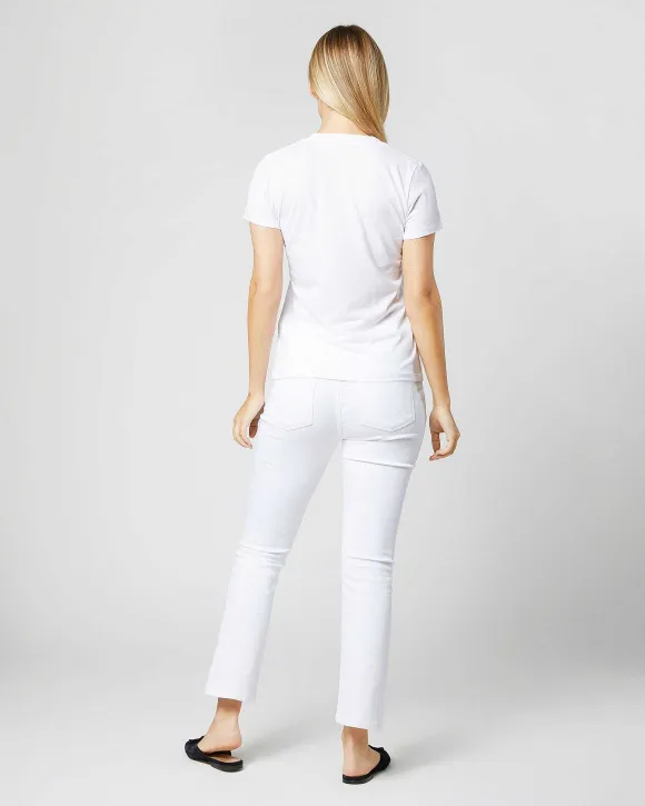 Short-Sleeved Deep-V Tee