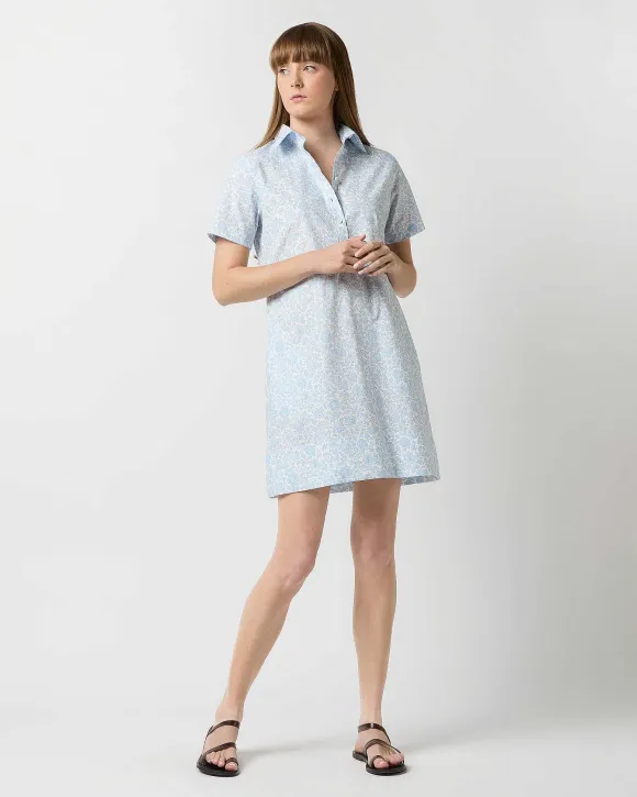 Short-Sleeved Popover Dress