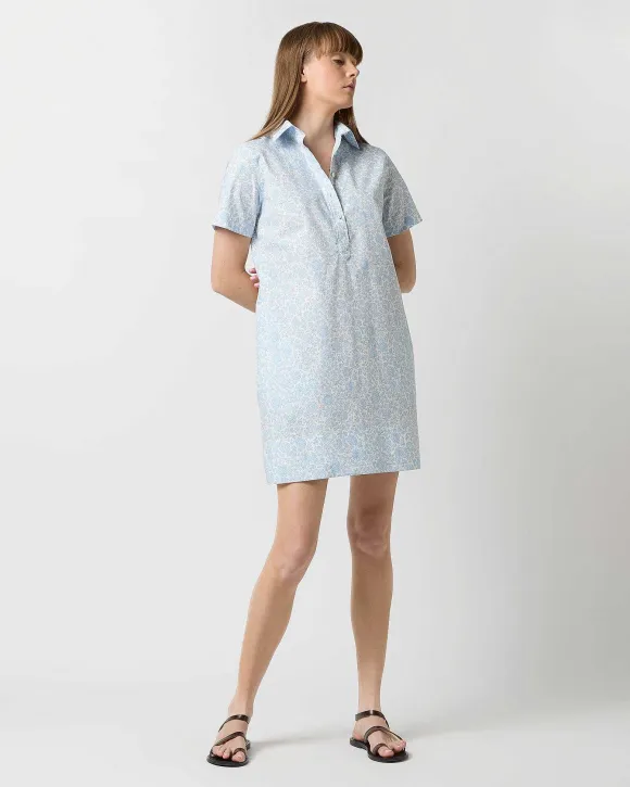 Short-Sleeved Popover Dress