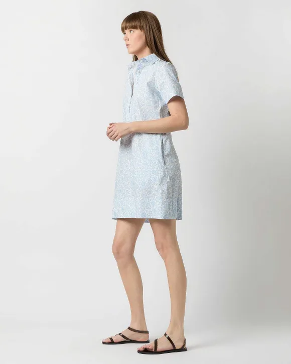 Short-Sleeved Popover Dress