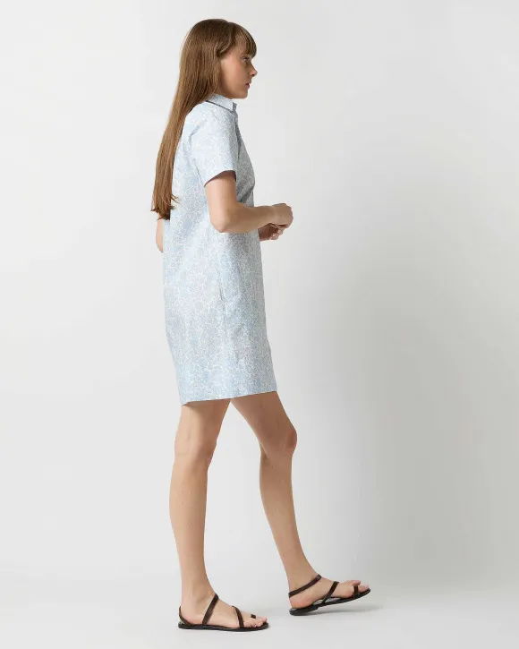 Short-Sleeved Popover Dress