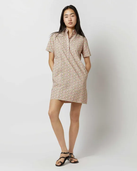 Short-Sleeved Popover Dress