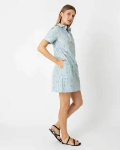 Short-Sleeved Popover Dress