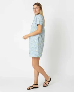 Short-Sleeved Popover Dress