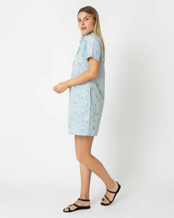 Short-Sleeved Popover Dress