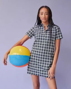 Short-Sleeved Popover Dress