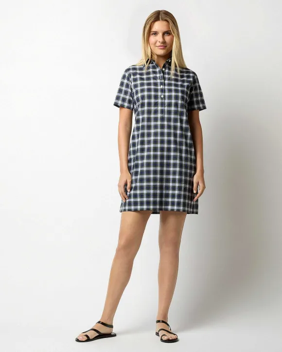 Short-Sleeved Popover Dress