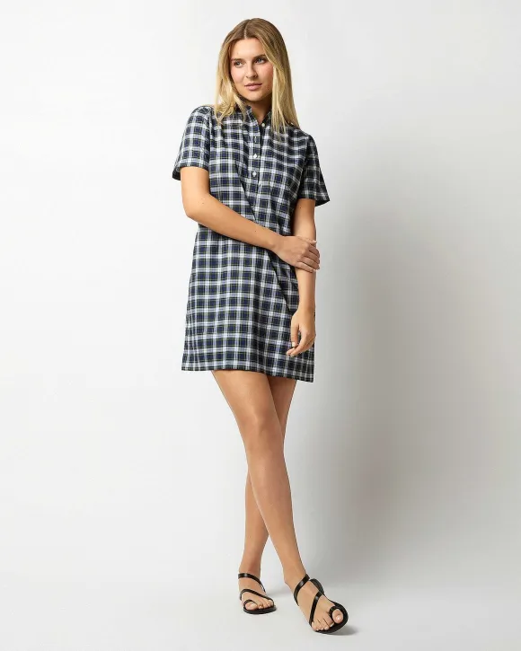 Short-Sleeved Popover Dress