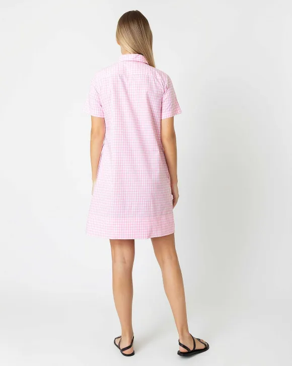 Short-Sleeved Popover Dress