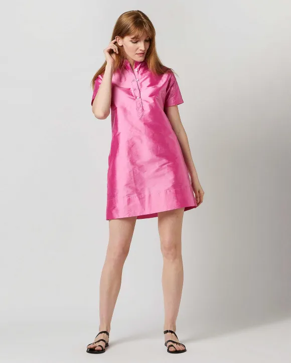Short-Sleeved Popover Dress