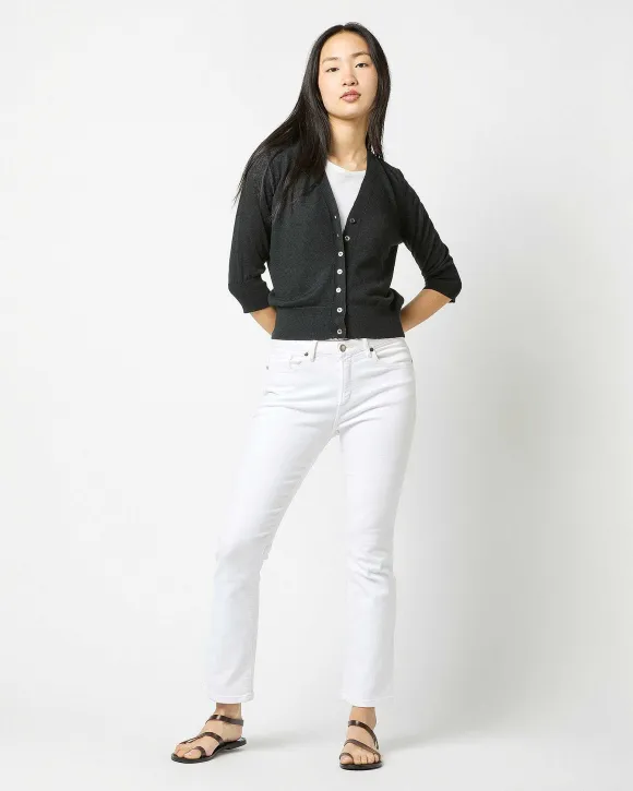 Short-Sleeved Rosie V-Neck Cardigan
