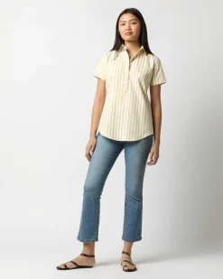 Short-Sleeved Tomboy Popover Shirt