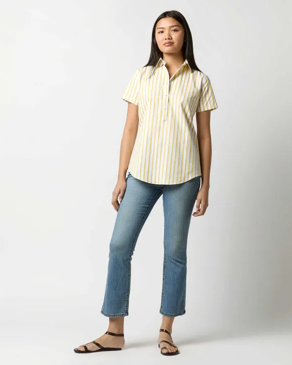 Short-Sleeved Tomboy Popover Shirt