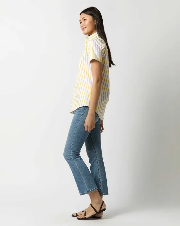 Short-Sleeved Tomboy Popover Shirt