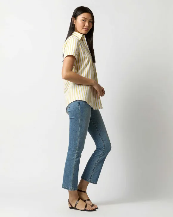 Short-Sleeved Tomboy Popover Shirt