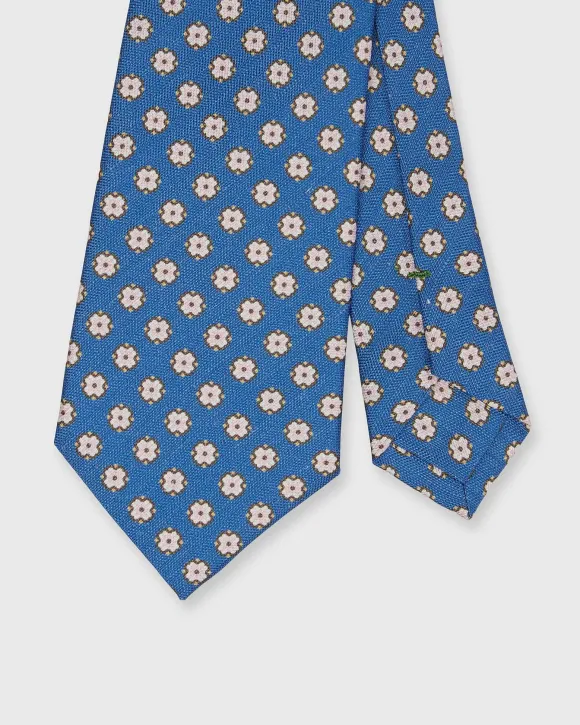 Silk/Linen Print Tie