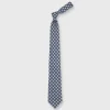Silk/Linen Print Tie