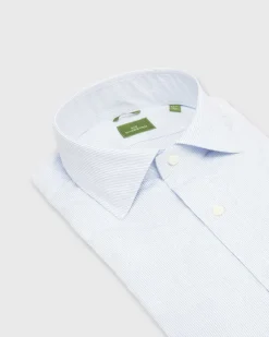 Slim-Fit Spread Collar Dress Shirt