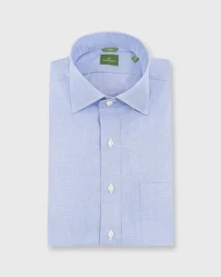 Slim-Fit Spread Collar Dress Shirt