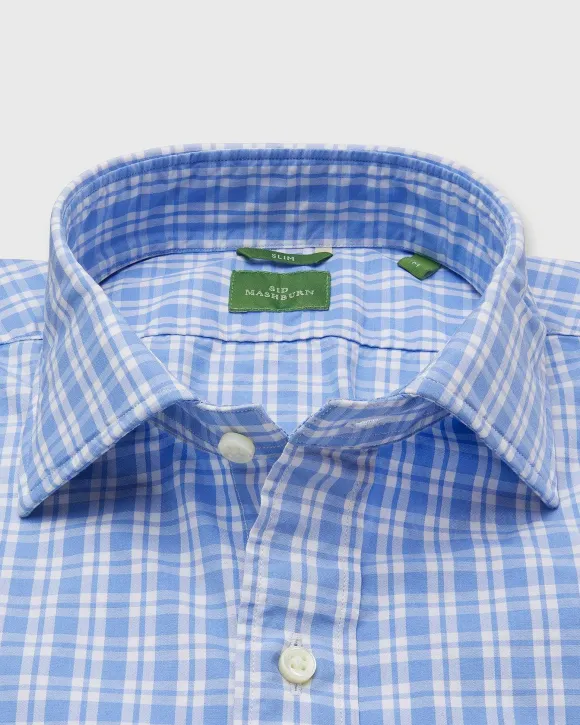 Slim-Fit Spread Collar Sport Shirt