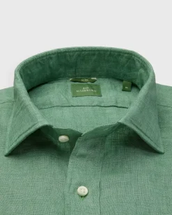 Slim-Fit Spread Collar Sport Shirt