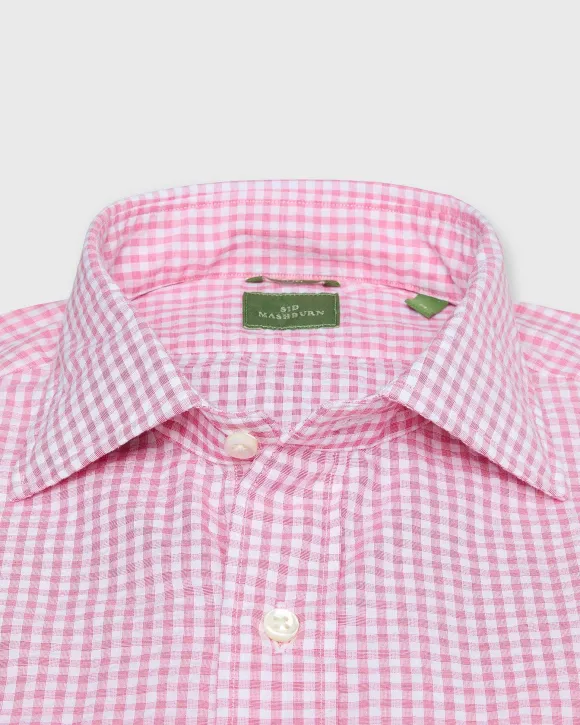Slim-Fit Spread Collar Sport Shirt
