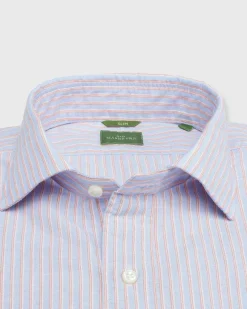 Slim-Fit Spread Collar Sport Shirt