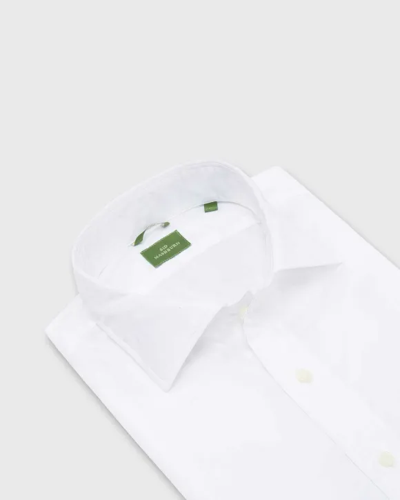 Slim-Fit Spread Collar Sport Shirt