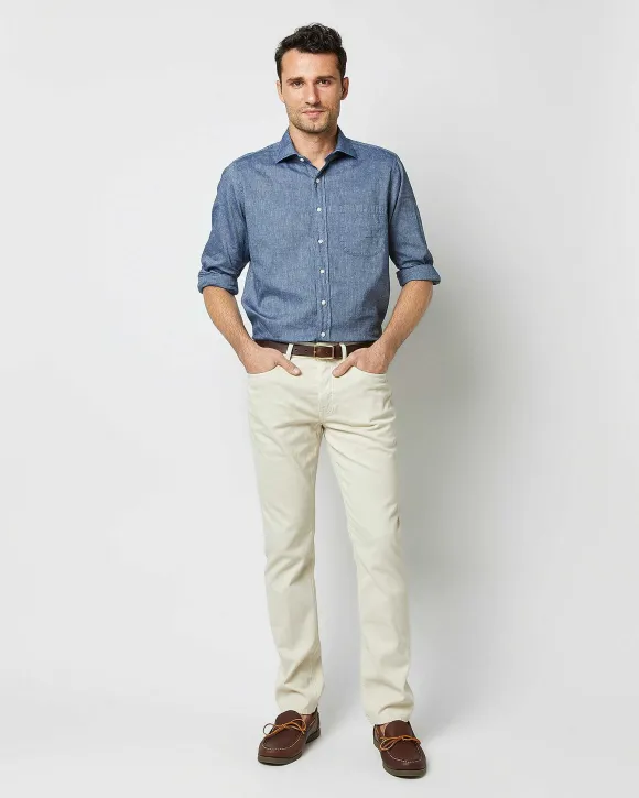 Slim Straight 5-Pocket Pant