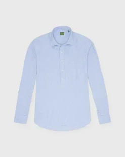 Spread Collar Popover Sport Shirt