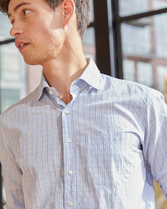 Spread Collar Sport Shirt
