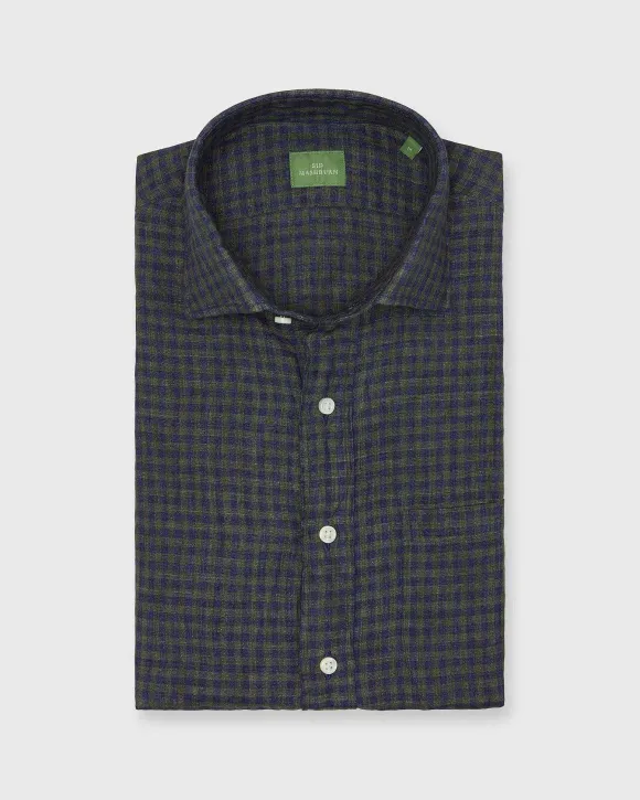 Spread Collar Sport Shirt