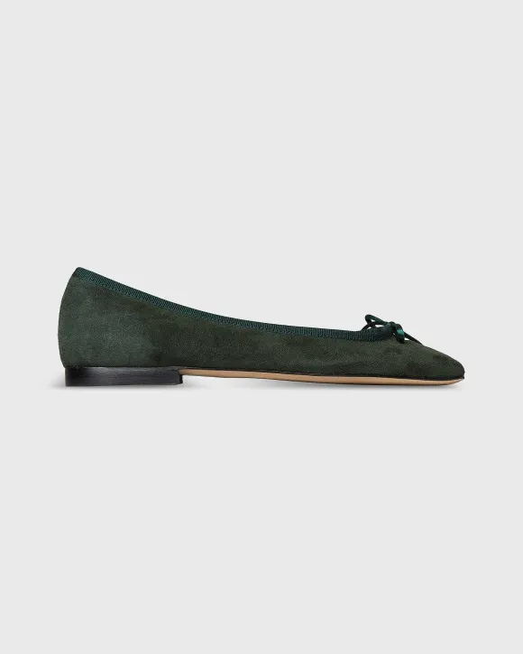 Square-Toe Ballet Flat