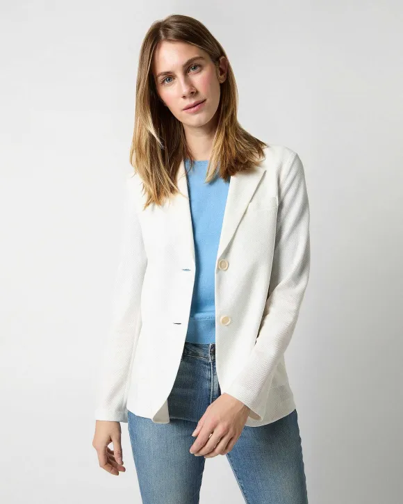 Stand-Up Collar Blazer