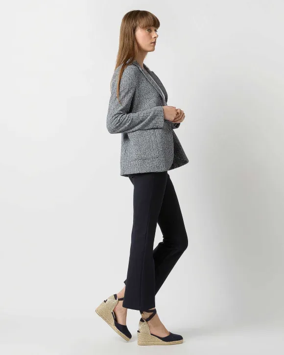 Stand-Up Collar Blazer