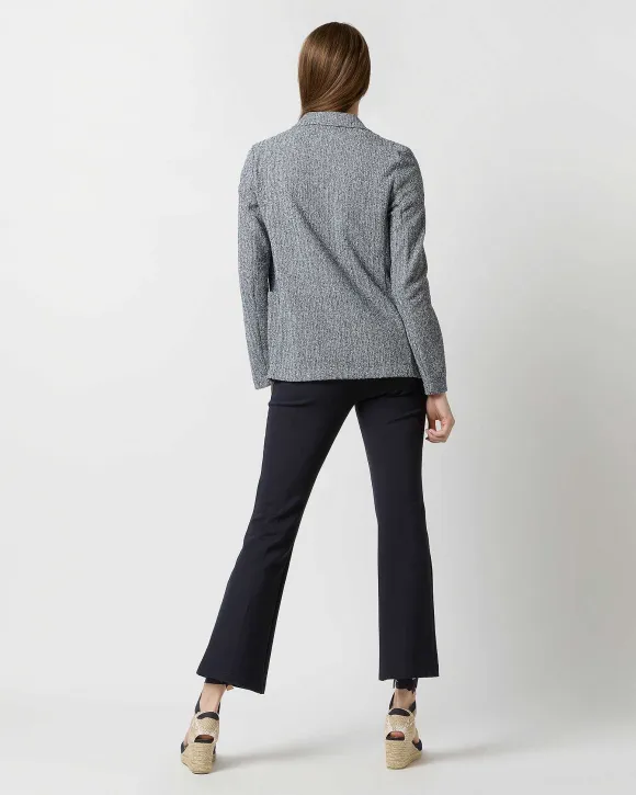 Stand-Up Collar Blazer