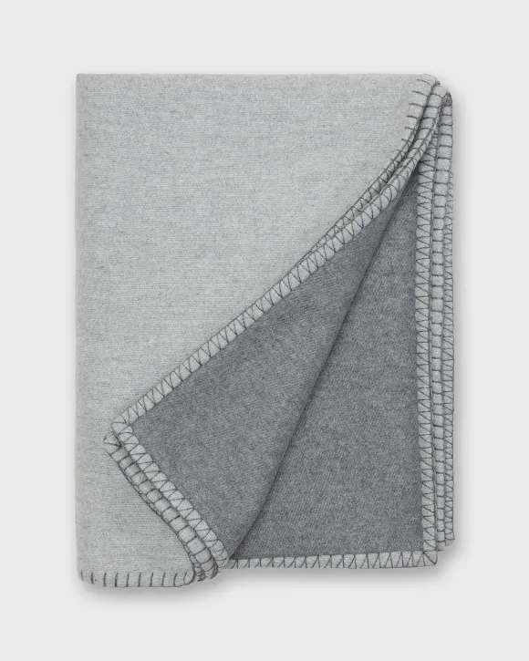 Stitched Reversible Throw Blanket