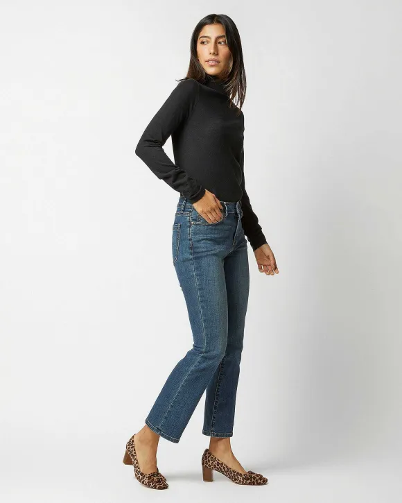 Superfine Funnel-Neck Sweater